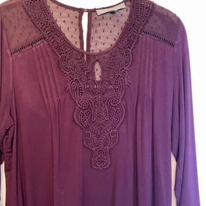 Daniel Rainn Beautifully feminine lace tunic